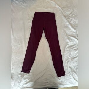 Lululemon Align High-Rise Pant Leggings 25” Size 4 Magenta Purple